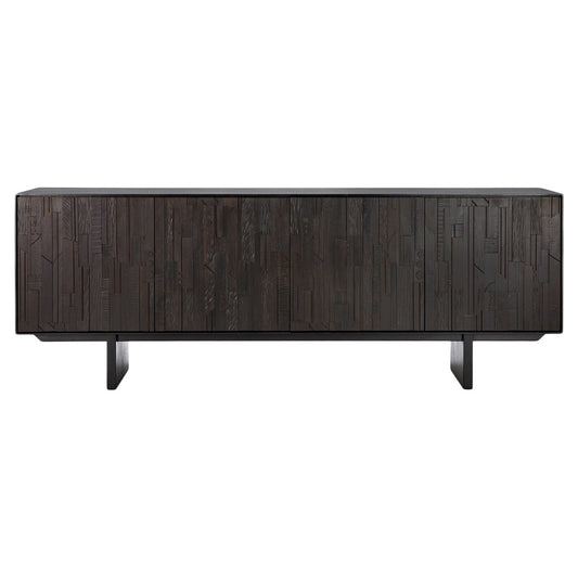 Teak Mosaic Sideboard - 4 Doors