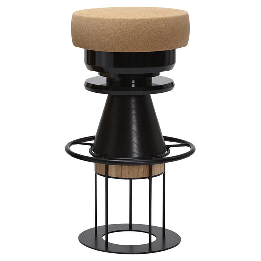 Tembo Bar Stool - Black