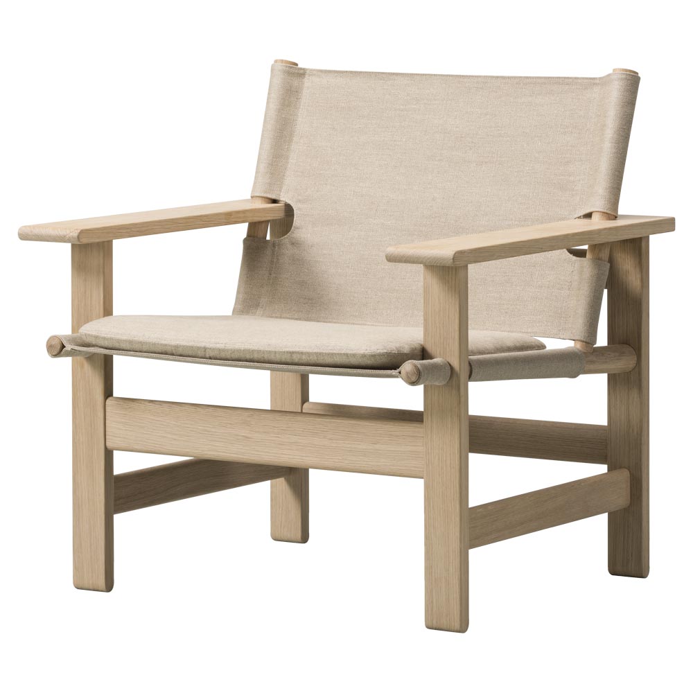 The Canvas Chair - Natural Canvas, Oak Frame