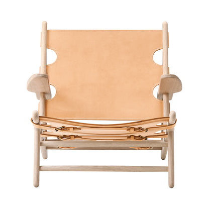 The Hunting Lounge Chair - Natural Leather