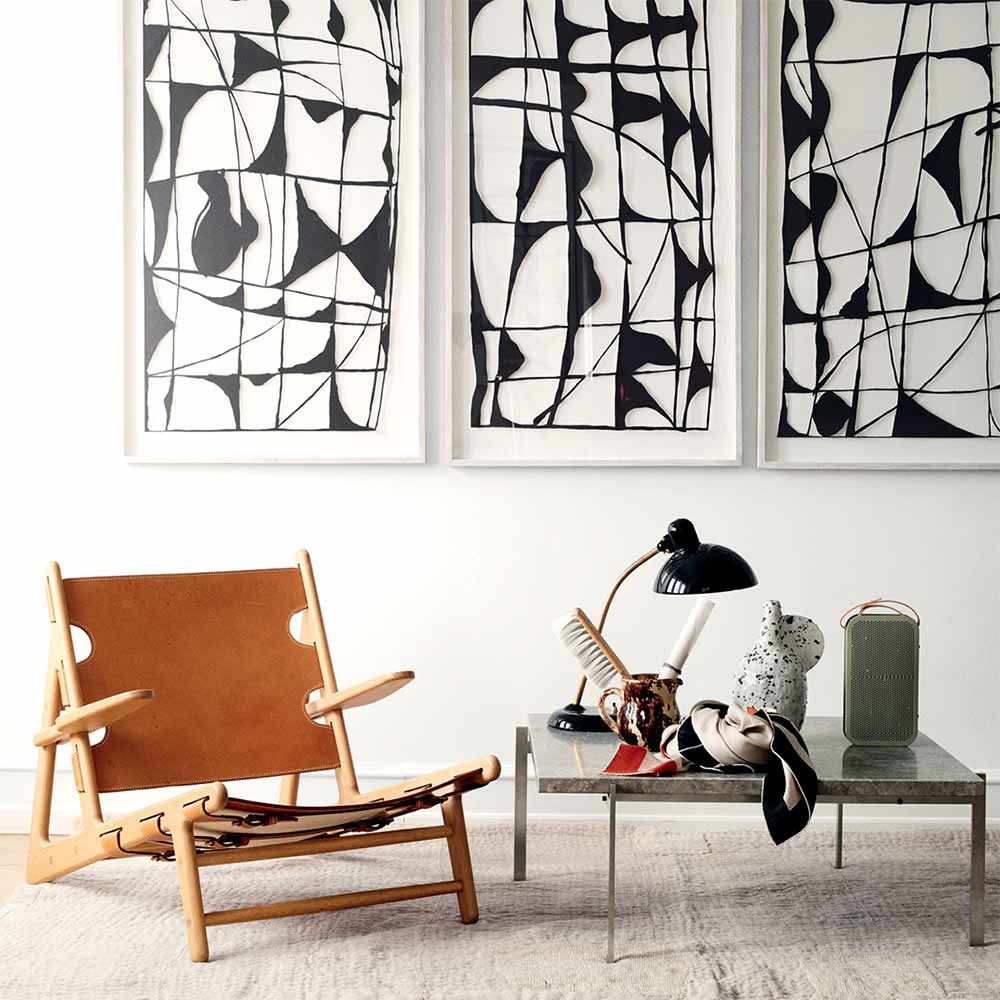 The Hunting Lounge Chair - Natural Leather