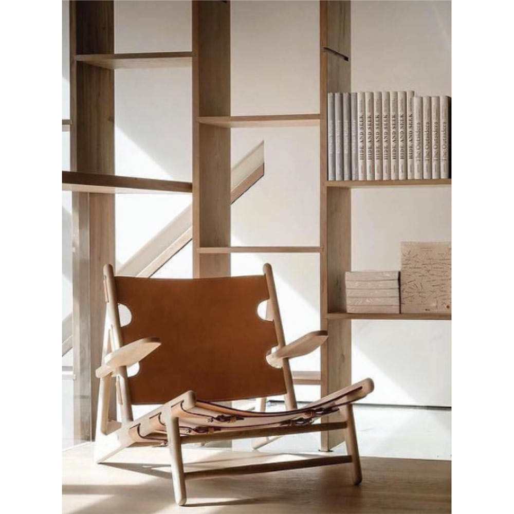 The Hunting Lounge Chair - Natural Leather