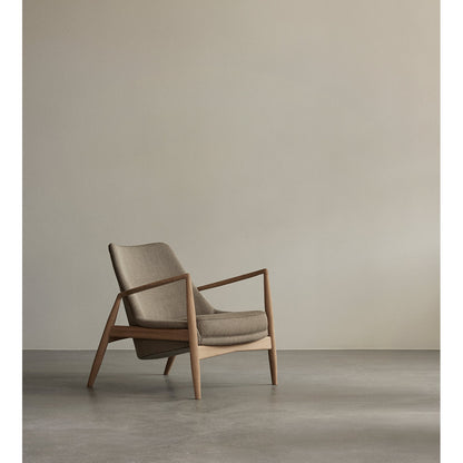 The Seal Low Back Lounge Chair - Natural Oak