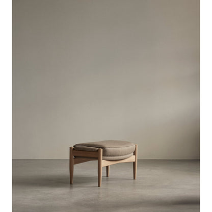 The Seal Ottoman - Natural Oak