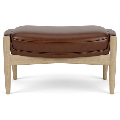 The Seal Ottoman - Natural Oak