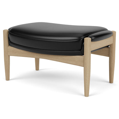 The Seal Ottoman - Natural Oak