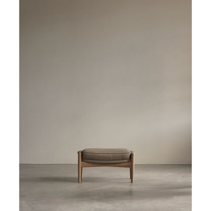 The Seal Ottoman - Natural Oak