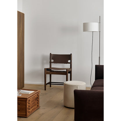 The Spanish Dining Chair - Black Leather