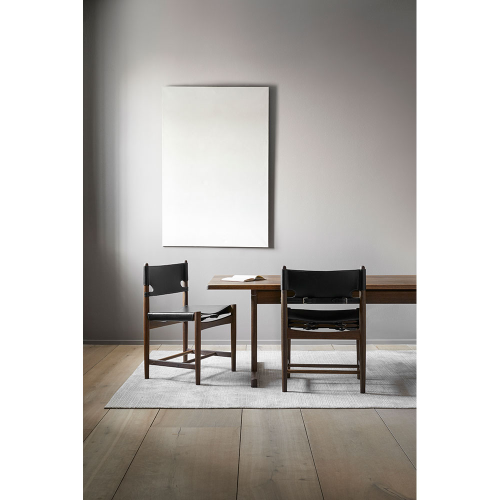 The Spanish Dining Chair - Black Leather