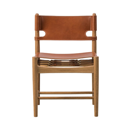 The Spanish Dining Chair - Cognac Leather