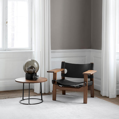 The Spanish Lounge Chair - Black Leather