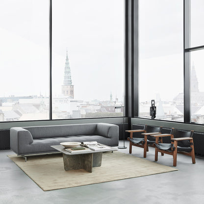 The Spanish Lounge Chair - Black Saddle Leather, Walnut Oiled