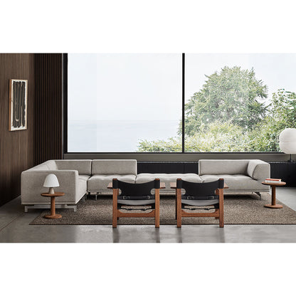 The Spanish Lounge Chair - Black Saddle Leather, Walnut Oiled