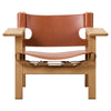 Cognac Saddle Leather, Oak Oiled