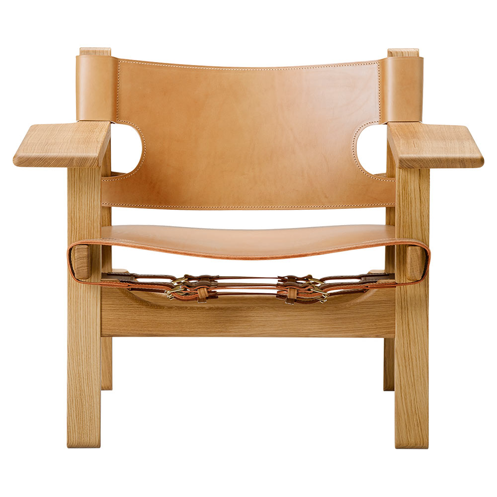 The Spanish Lounge Chair - Natural Leather