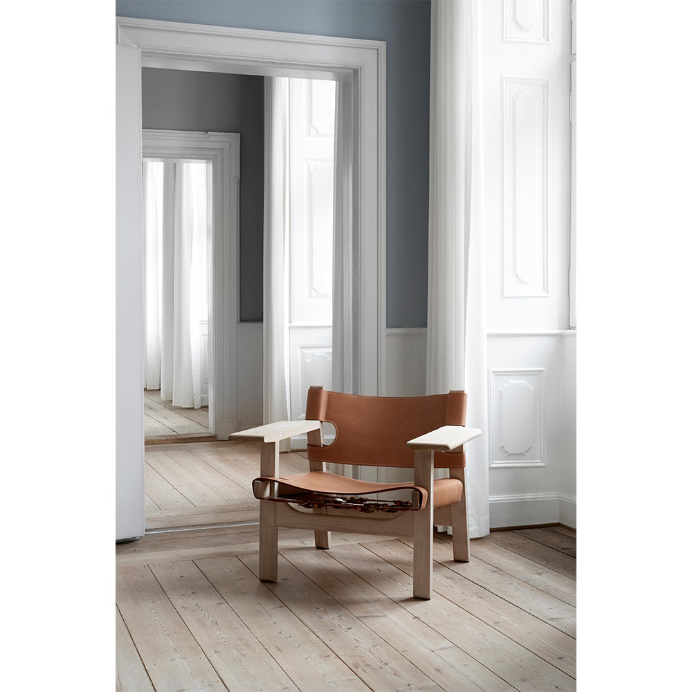 The Spanish Lounge Chair - Natural Leather