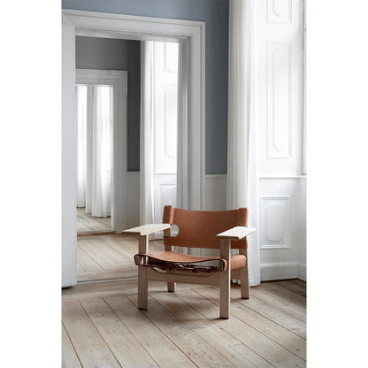 The Spanish Lounge Chair - Natural Leather