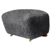 Anthracite Sheepskin, Dark Stained Oak