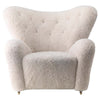 Moonlight Sheepskin, Dark Stained Oak