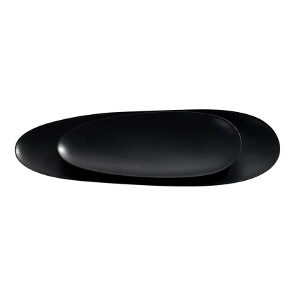 Thin Oval Boards - Black Mahogany
