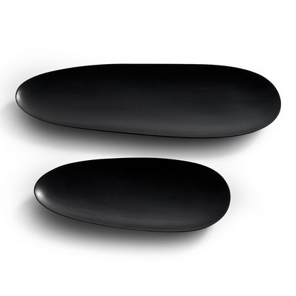 Thin Oval Boards - Black Mahogany