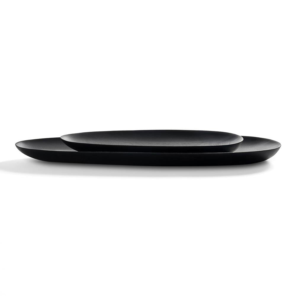 Thin Oval Boards - Black Mahogany
