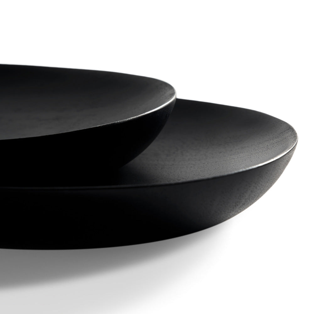 Thin Oval Boards - Black Mahogany