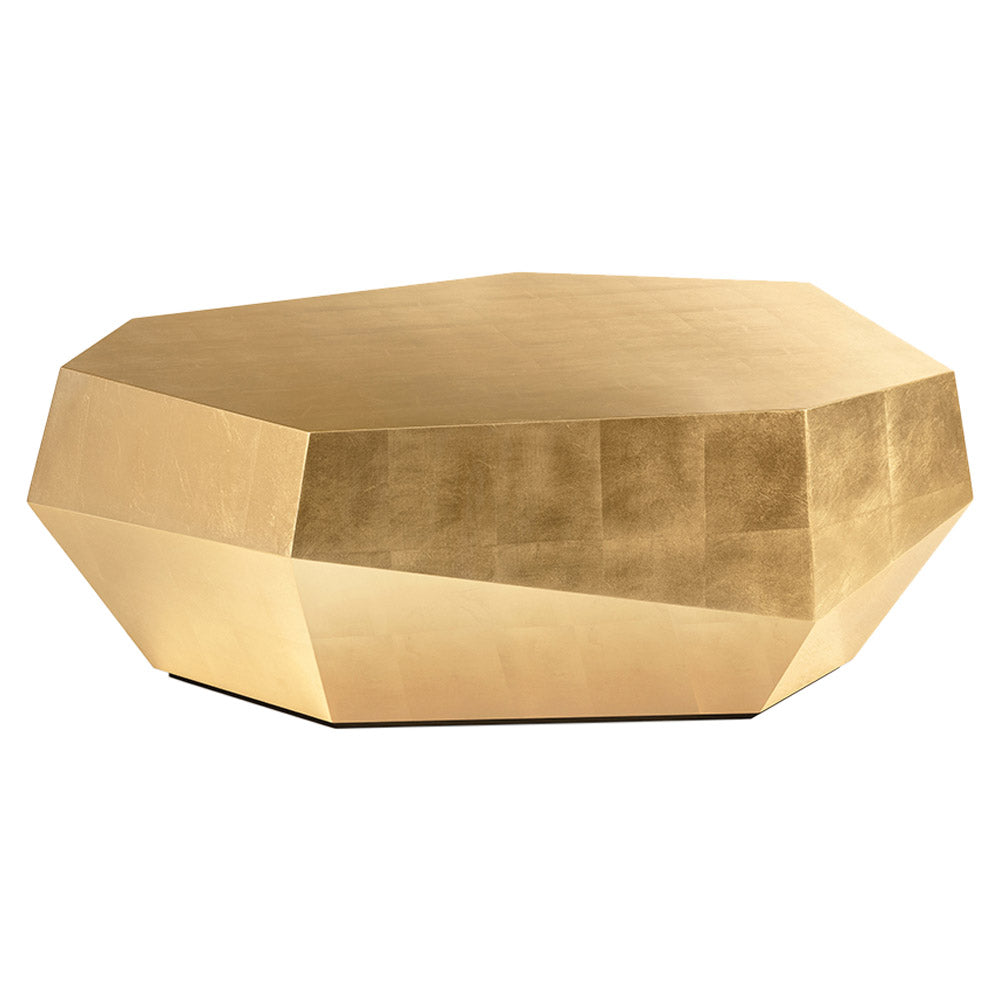 Three Rocks Low Coffee Table - Gold