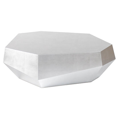 Three Rocks Low Coffee Table - Silver