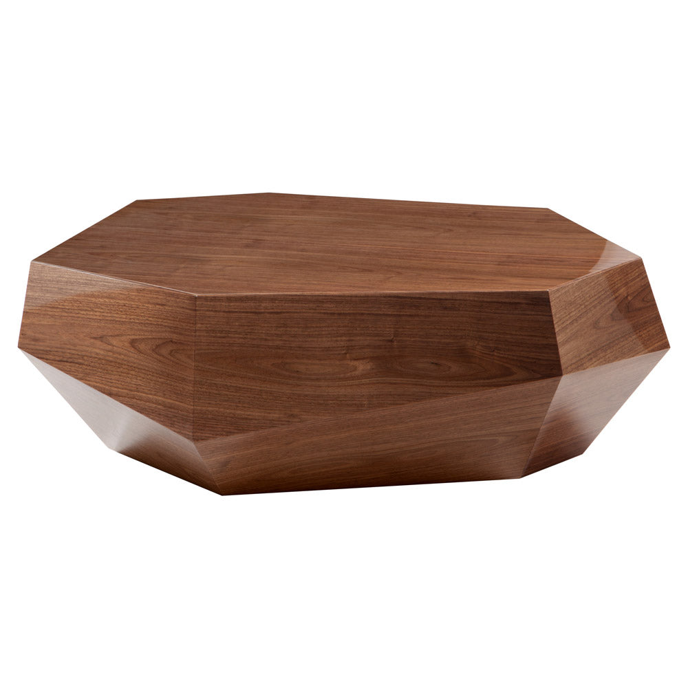 Three Rocks Low Coffee Table - Walnut