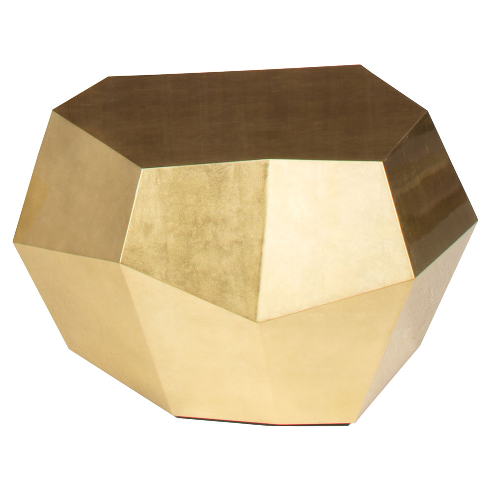 Three Rocks Medium Coffee Table - Gold