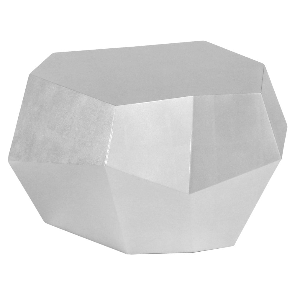 Three Rocks Medium Coffee Table - Silver