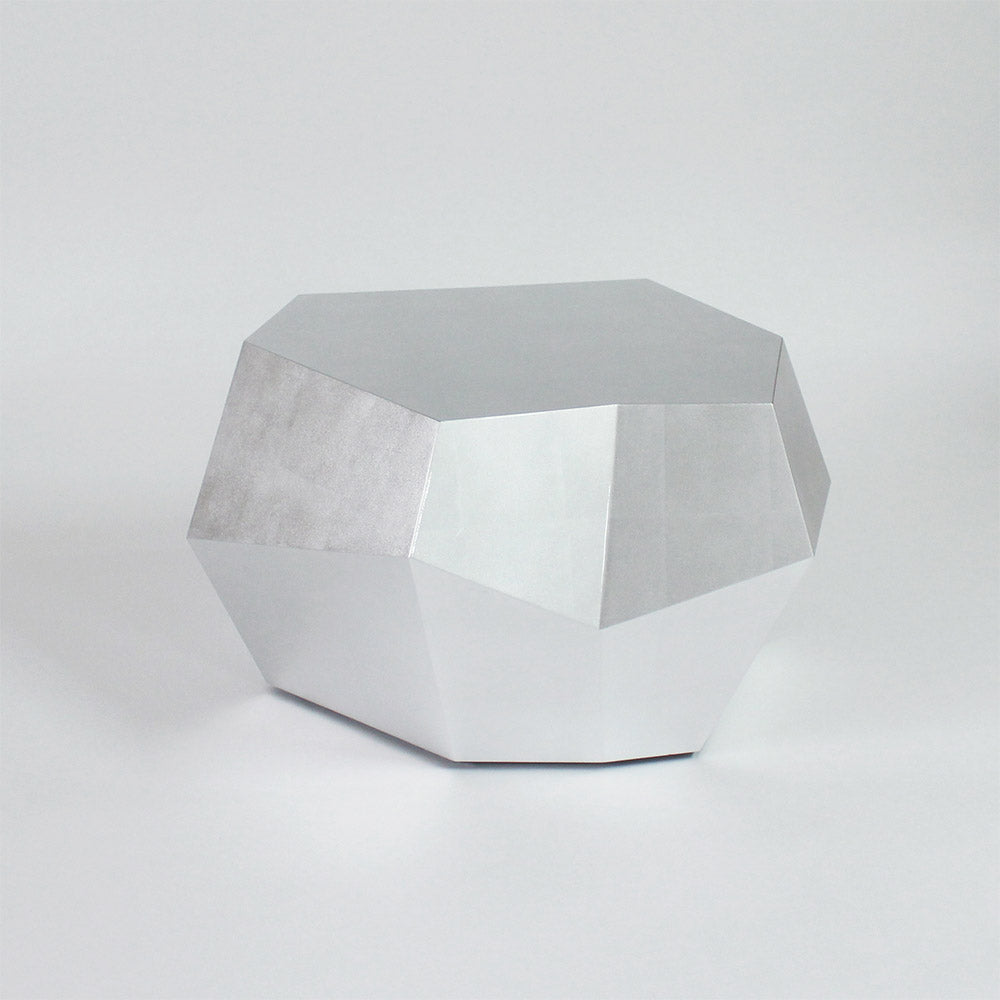 Three Rocks Medium Coffee Table - Silver