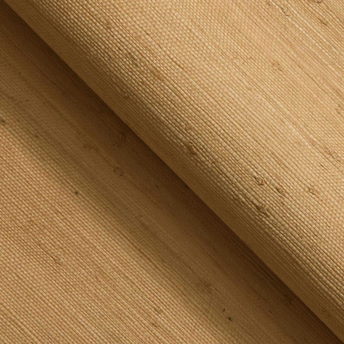 Tight Weave Jute Grasscloth Wallpaper - Dark Wheat