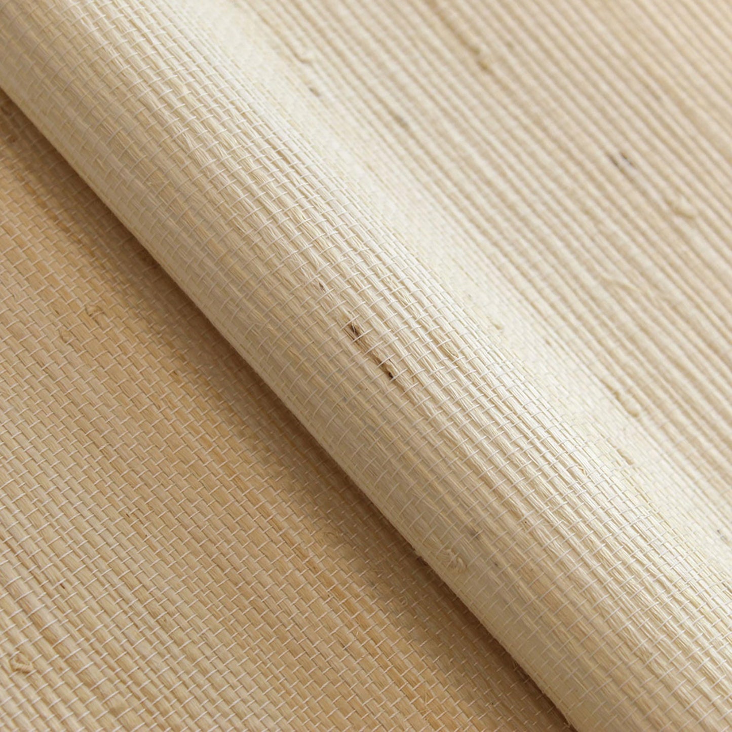 Tight Weave Jute Grasscloth Wallpaper - Light Natural