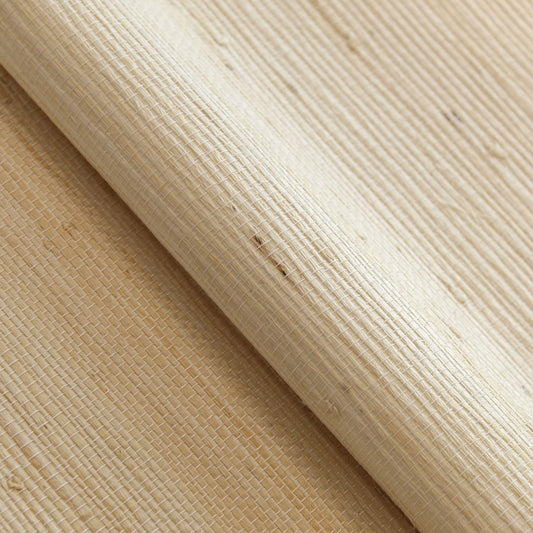 Tight Weave Jute Grasscloth Wallpaper - Light Natural