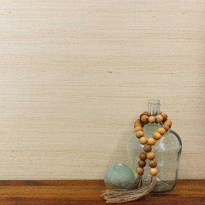 Tight Weave Jute Grasscloth Wallpaper - Light Natural