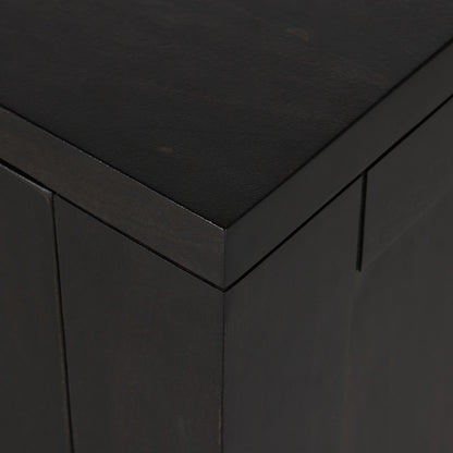 Tilda 6 Door Sideboard - Black Wash Mango