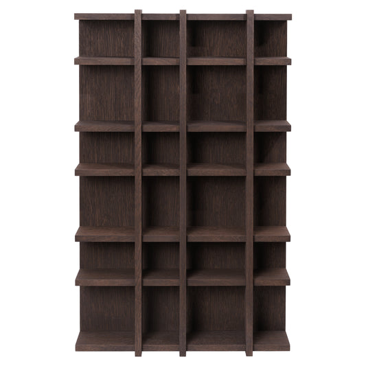 Tilem Shelf - 4x6, Dark Stained Oak