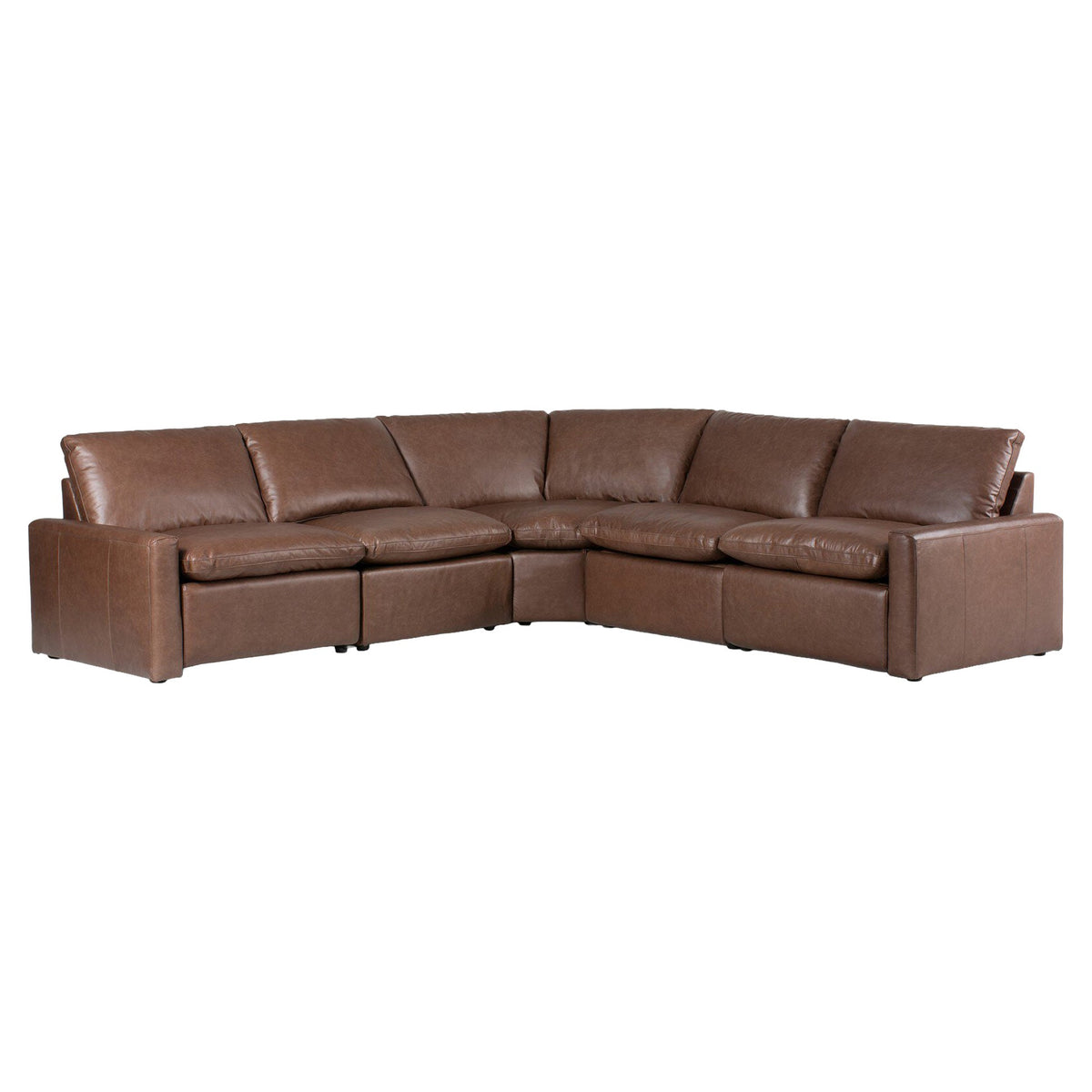 Tillery Power Recliner 5-Piece Sectional - Sonoma Coco