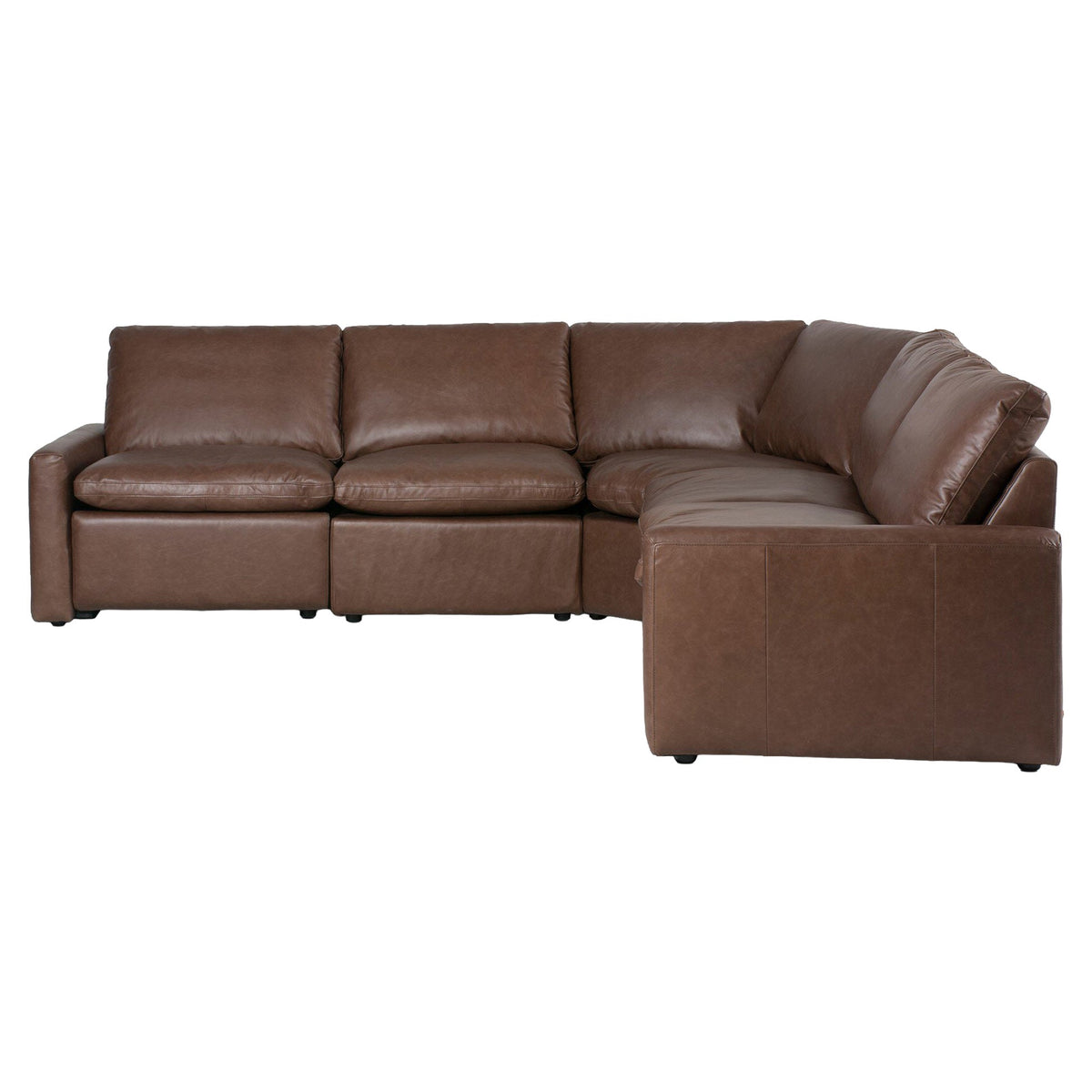 Tillery Power Recliner 5-Piece Sectional - Sonoma Coco