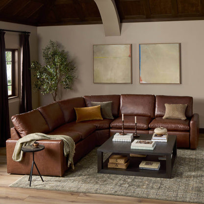 Tillery Power Recliner 5-Piece Sectional - Sonoma Coco