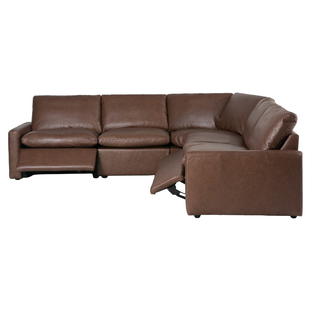 Tillery Power Recliner 5-Piece Sectional - Sonoma Coco