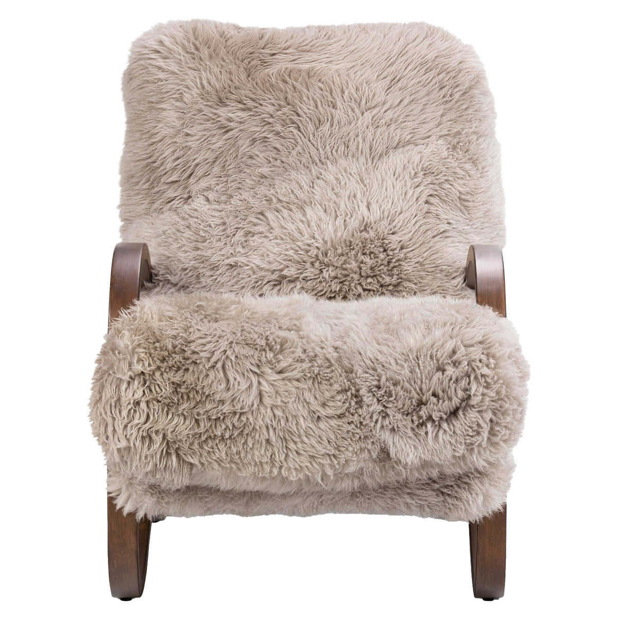 Tobin Chair - Taupe Mongolian Fur