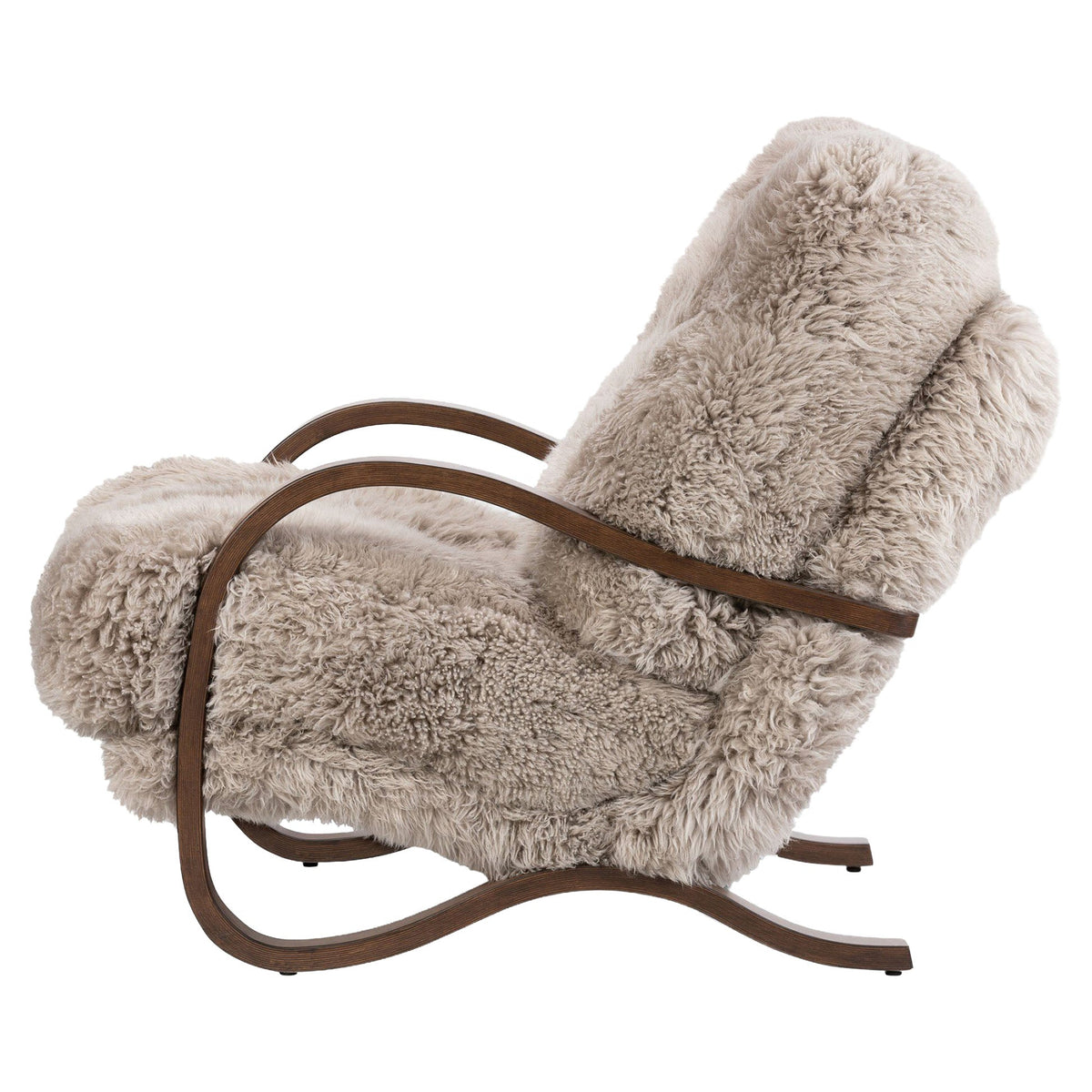 Tobin Chair - Taupe Mongolian Fur