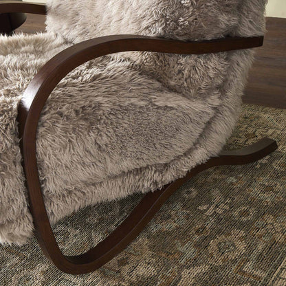 Tobin Chair - Taupe Mongolian Fur