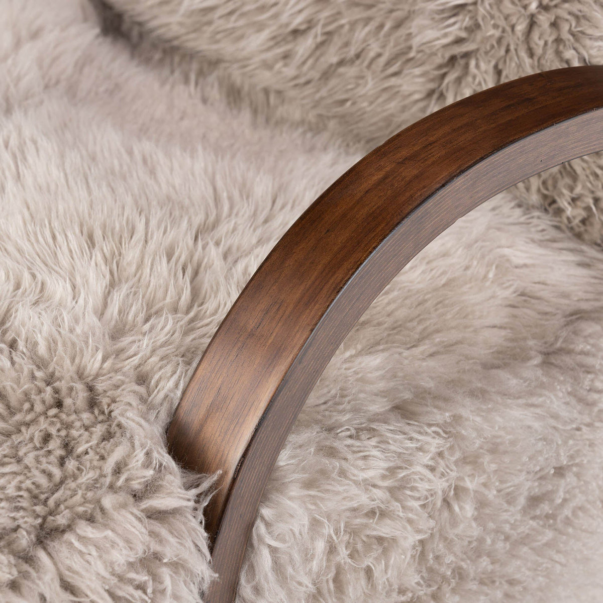 Tobin Chair - Taupe Mongolian Fur