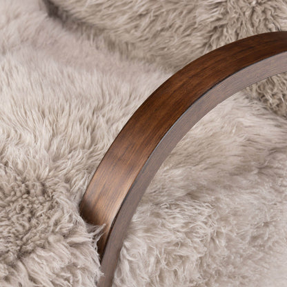 Tobin Chair - Taupe Mongolian Fur