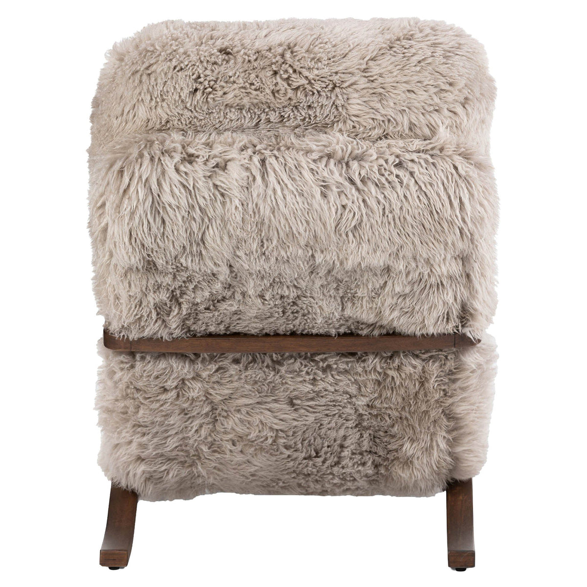 Tobin Chair - Taupe Mongolian Fur