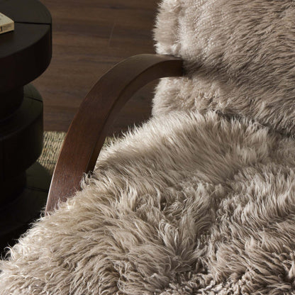Tobin Chair - Taupe Mongolian Fur